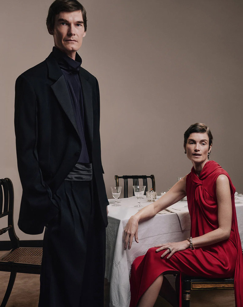 Sacha for Lanvin. Photography by Chris Lensz, styling by Leopold Duchemin, casting by Julia Lange.